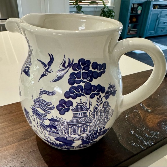 Blue Willow Pantry Collection Pitcher by Heritage Mint Ltd 6 1/4" Vintage - Picture 6 of 8